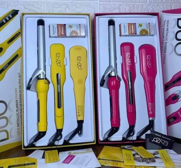 🎁💇‍♀️ طقم ENZO DUO – كل ما تحتاجينه لإطلالة ساحرة في علبة واحدة