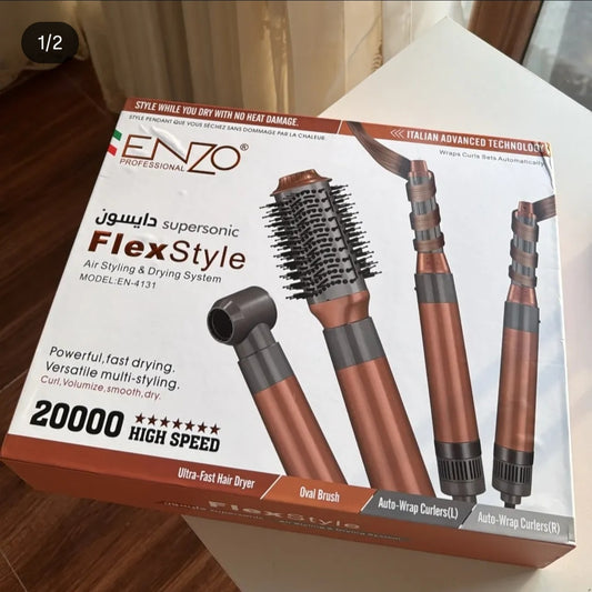 المشط المتعدد الاستخدامات من العلامة العالمية الايطالية ENZO🇮🇹🥇🤩بتصميم دايسون 😍